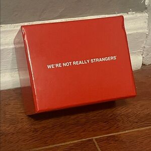 We're Not Really Strangers Red Box